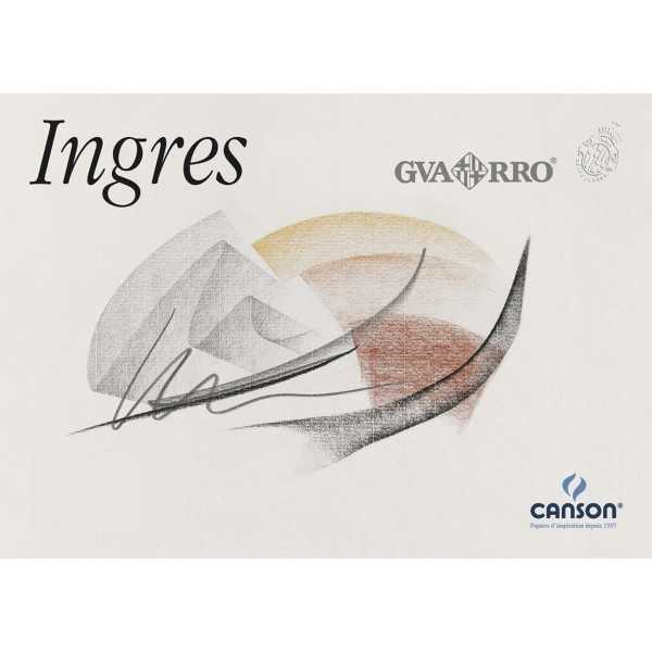 Bloc Encolado Canson Ingres 108gr. 20 Hojas 32,5x46cm.