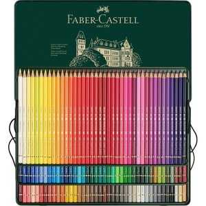 Set 24 Lápices De Colores FABER CASTELL Estuche Rígido – Crearte JK
