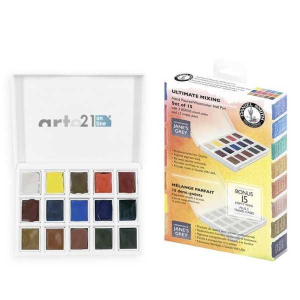 Kit Acuarelas Profesionales Pintura Acuarela Art 60 Colores