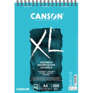 Bloc CANSON XL Aquarelle 300gr.
 Formato-A4