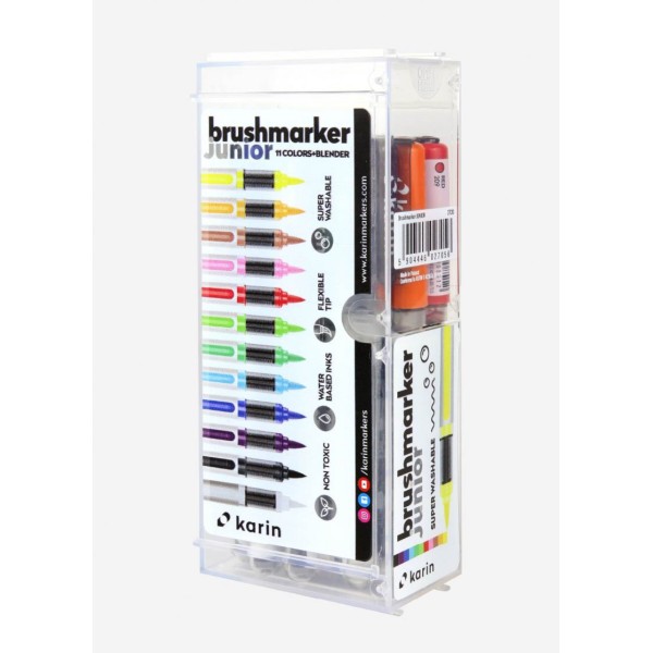 Rotuladores Karin Brushmarker Pro Skin 12 colores - Abacus Online