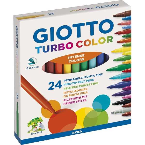 GIOTTO Turbo Colour Set of 24 markers