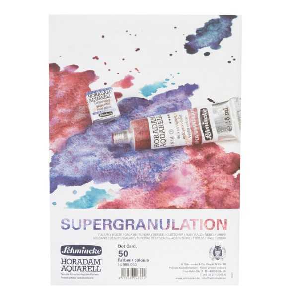Dot Card Watercolour Schmincke Horadam 50 Supergranulation Colours