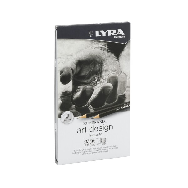 Lyra Rembrandt Estuche 12 Lápices de Grafito