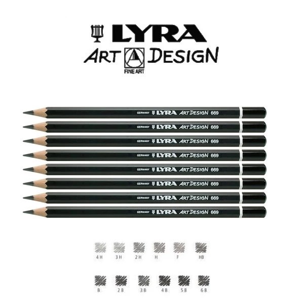 Graphite Pencil Lyra Rembrandt Art Design