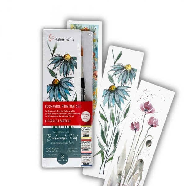 Bookmark Painting Set hahnemuhle - Schmincke - Da Vinci