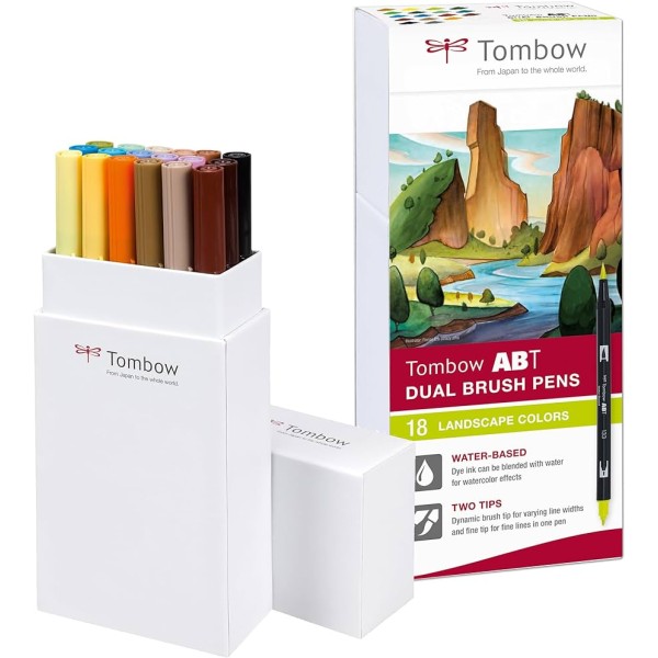 Tombow ABT 18-colour Landscape markers