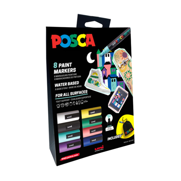 POSCA PC5M Limited Edition Set of 8