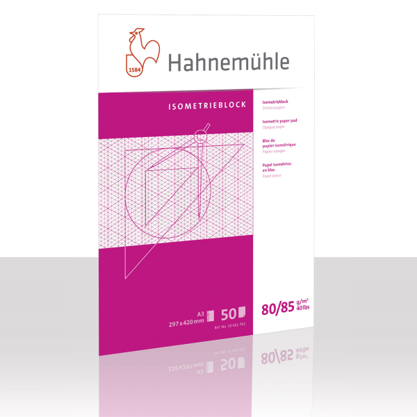 Hahnemuhle Bloc de Papel Isométrico A4