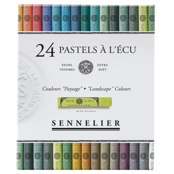 Caja PASTEL SENNELIER. 24 Pasteles Colores PAISAJES