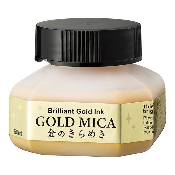 Kuretake Zig GOLD Mica Ink 60ml.