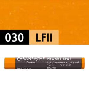 Caran d’Ache Neoart™ 6901 – Pasteles Profesionales de Cera y Óleo de Alta Resistencia a la Luz - ORANGE 030