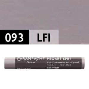 Caran d’Ache Neoart™ 6901 – Pasteles Profesionales de Cera y Óleo de Alta Resistencia a la Luz - VIOLET GREY 093