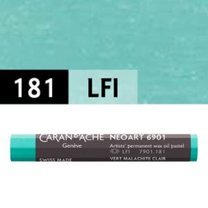Caran d’Ache Neoart™ 6901 – Pasteles Profesionales de Cera y Óleo de Alta Resistencia a la Luz - LIGHT MALACHITE GREEN 181
