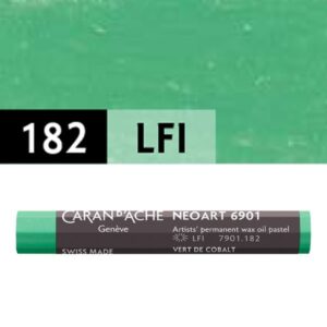 Caran d’Ache Neoart™ 6901 – Pasteles Profesionales de Cera y Óleo de Alta Resistencia a la Luz - COBALT GREEN 182