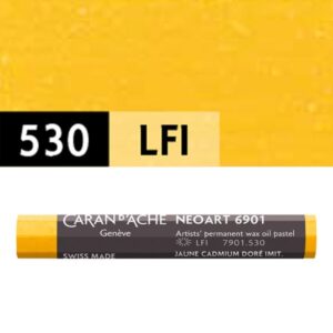 Caran d’Ache Neoart™ 6901 – Pasteles Profesionales de Cera y Óleo de Alta Resistencia a la Luz - GOLD CADMIUM YELLOW 530