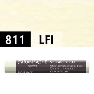 Caran d’Ache Neoart™ 6901 – Pasteles Profesionales de Cera y Óleo de Alta Resistencia a la Luz - BISMUTHE WHITE 811