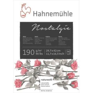 Bloc de Dibujo Hahnemuhle Nostalgie 50 hojas 190gr/m - A3