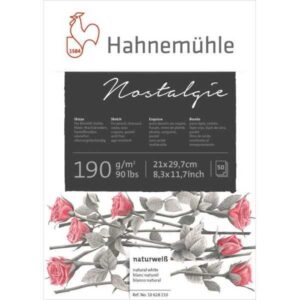Bloc de Dibujo Hahnemuhle Nostalgie 50 hojas 190gr/m - A4