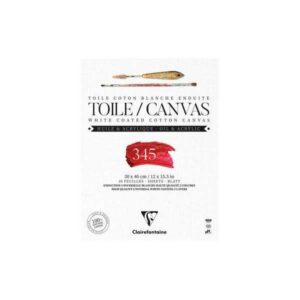 Clairefontaine Bloc Tela Flor de Lys 100% Algodon - 30x40cm.
