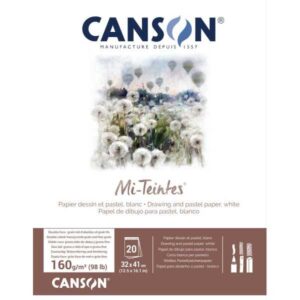 Bloc CANSON Mi Teintes 160gr. - 32X41cm. · BLANCO