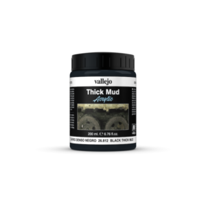 DIORAMA EFFECTS VALLEJO 200ml. - 26812 Barro Negro Denso