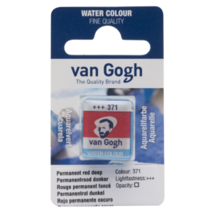 Acuarela VAN GOGH Media Godet - 1/2 Godet · ROJO PERM. OSCURO 371