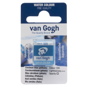 Acuarela VAN GOGH Media Godet - 1/2 Godet · AZUL FTALO CERULEO 535