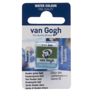 Acuarela VAN GOGH Media Godet - 1/2 Godet · VERDE HOOKER CLARO 644
