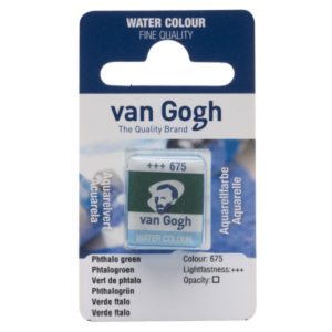 Acuarela VAN GOGH Media Godet - 1/2 Godet · VERDE FTALO 675