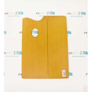Paleta de Madera Pintor Plegable 35,5x25,5cm. (Plegada 35,5x16,5)