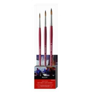 ESCODA ALVARO CASTAGNET Set 3 pinceles Acuarela . 8601-1