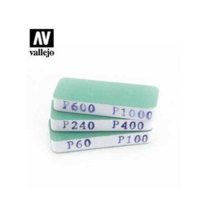 Set de 3 Lijas doble grano (80X30X6mm)