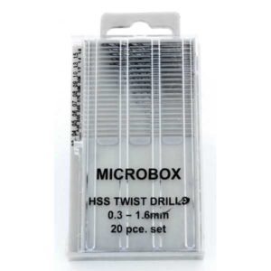 Set de 20 minibrocas de precisión 0.3-1.6MM