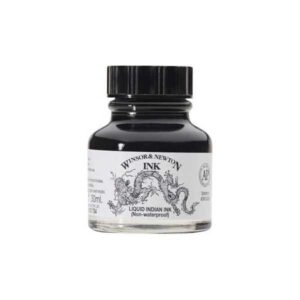Tinta de Dibujo Winsor&Newton 30ml. Tinta China