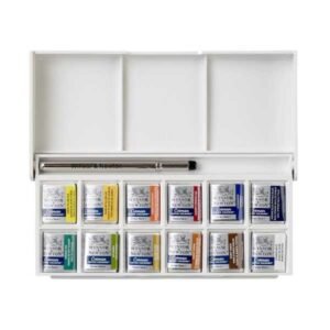 Acuarela Cotman Winsor Newton Esbozo 12 medias godet