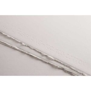 5 Hojas Papel para Grabado Fabriano Tiepolo 100% Algodon 56x76cm.