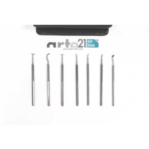 Estuche Herramientas de Metal para Restauracion 7 Piezas