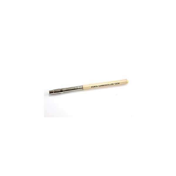 Porta Carboncillos 12cm. Mango Madera