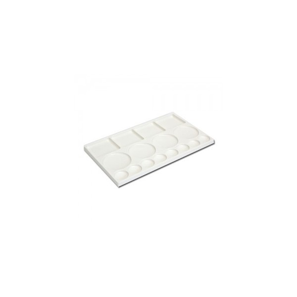 Paleta de Plastico Rectangular 16,5x27,5cm.