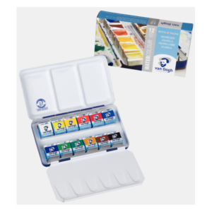 Acuarela VAN GOGH. Caja 12 Media Godet