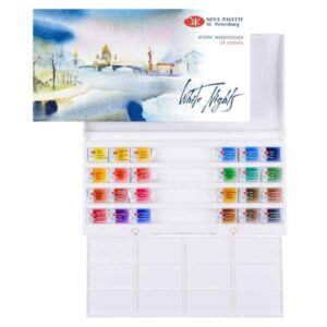 Acuarela White Nights Estuche 24 colores