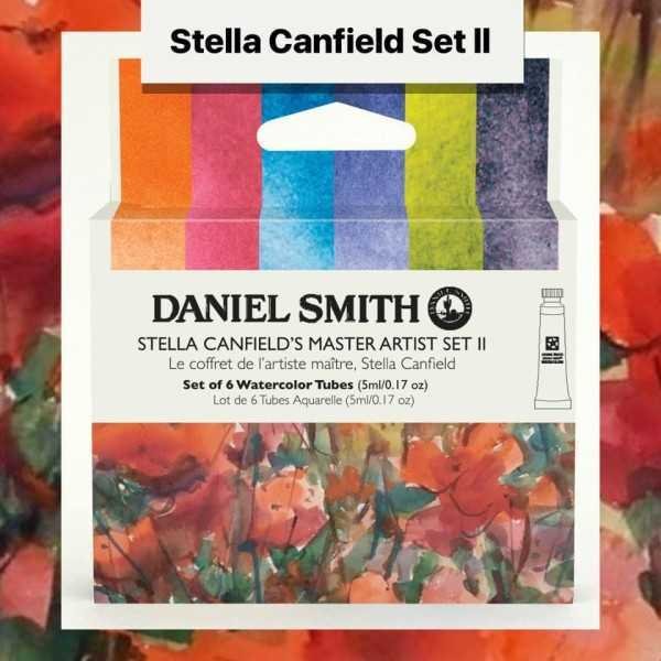 Acuarela DANIEL SMITH. Stella Canfield set 2. 6 colores. 5 ml.