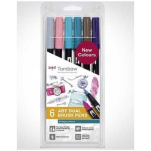 Set Rotuladores Tombow Doble Punta colores Vintage