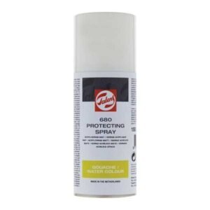 Barniz Spray Protector Talens. Acuarela, Témpera y gouache 400ml.
