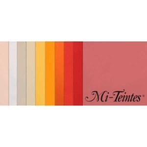 Pack 10 Hojas 50x65 Canson Mi-Teintes Tonos Calidos