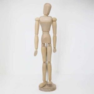 Maniquí Articulado Femenino 50cm.