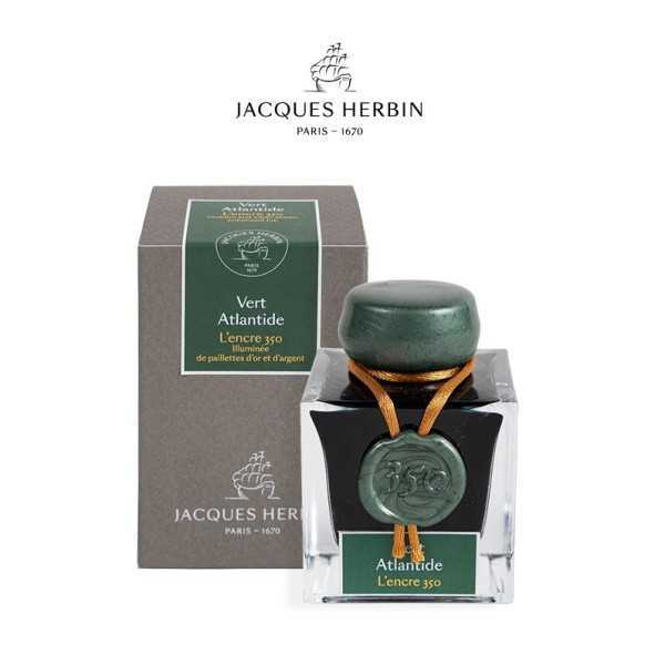 Jacques Herbin Tinta Verde Atlantida 50ml.