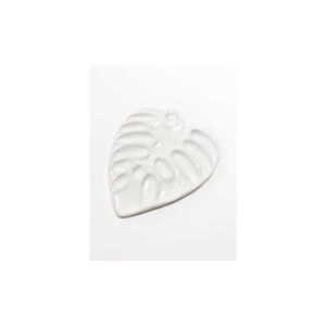 Paleta de ceramica Hecha a Mano HOJA 15,5x17,5cm.