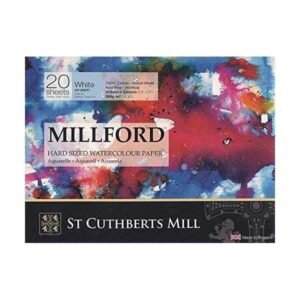 Millford Papel Acuarela. 31x23 Grano Fino 20Hojas